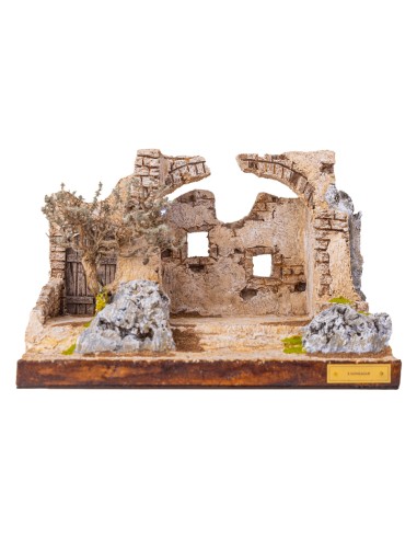 Etable en ruine pour santon de Provence Collection 7cm Nouveauté 2024