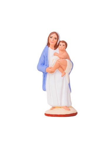 Santon Sainte Vierge et l'enfant jésus Collection 7cm Nouveauté 2024