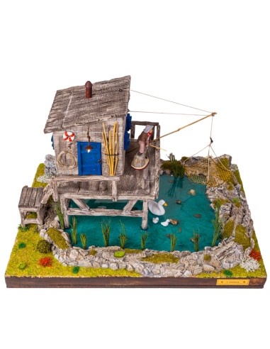 Cabane du pêcheur pour santon de Provence Collection 7cm Nouveauté 2024