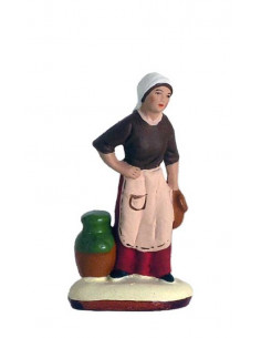 Femme à la cruche d'eau - Santons de Provence